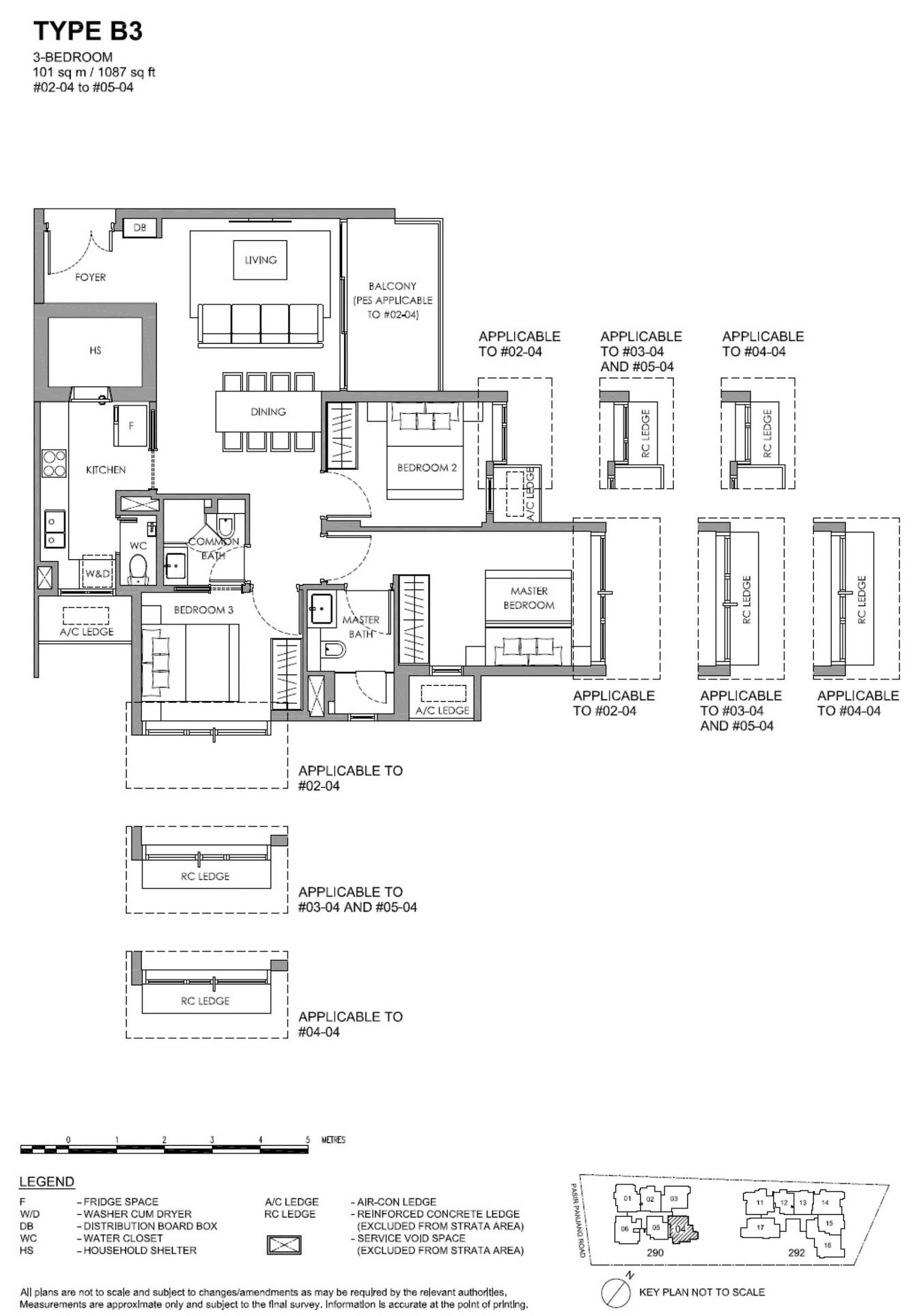 The Hillshore floorplan